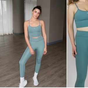 437 V Legging and Tank - Navy